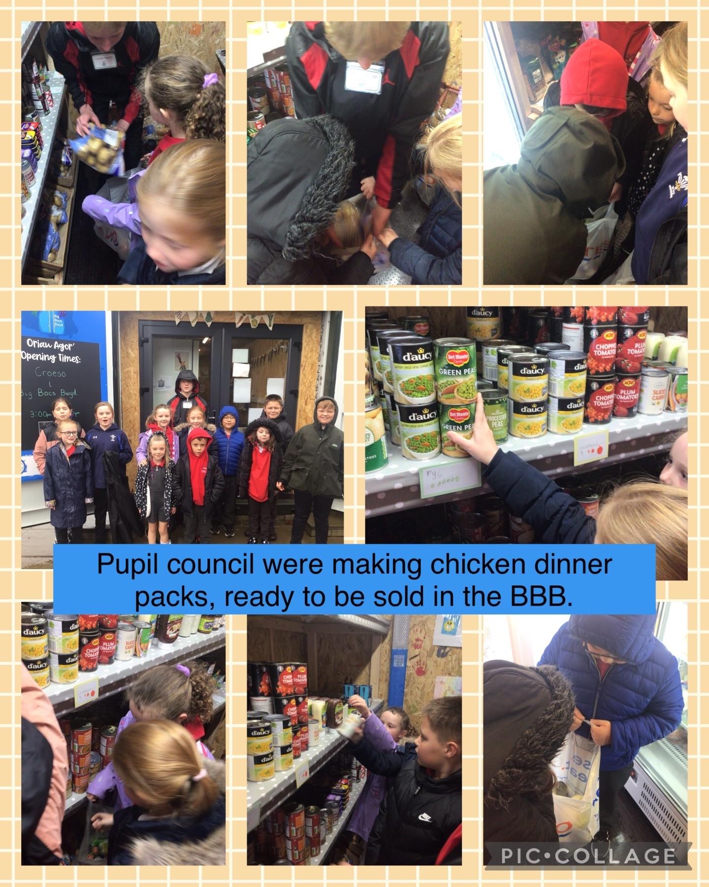 Pupil Council hard at work in the BBB.